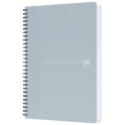 OXFORD Cahier carte recyclée My Rec'Up à spirale 180 pages 90g lignées 7mm. Format 14,8x21 cm