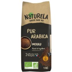 NATURELA Café moulu pur arabica bio 1kg
