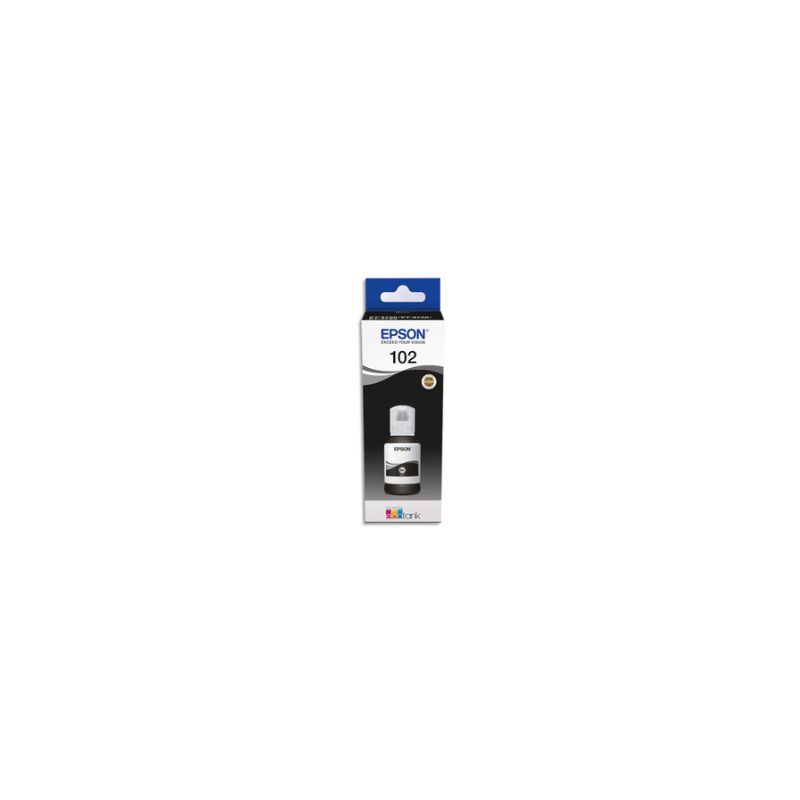  EPSON Bouteille Jet d'Encre 102 EcoTank Pigment Black (T03R1) - C13T03R140