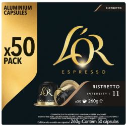 L'OR Espresso 50 Capsules de café ristretto N°11