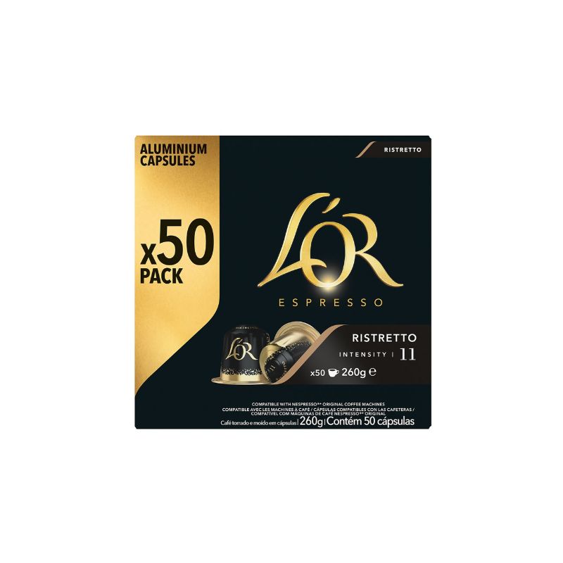 L'OR Espresso 50 Capsules de café ristretto N°11