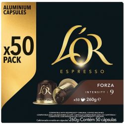 L'OR 50 Capsules de café espresso forza n°9