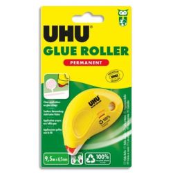 UHU DRY & CLEAN ROLLER jetable permanent