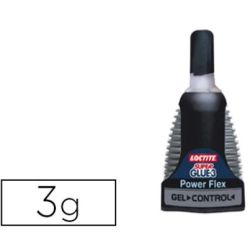 SUPER GLUE Flacon doser 3g Colle instantanée gel (goute à goute)