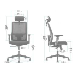 Fauteuil de bureau professionel