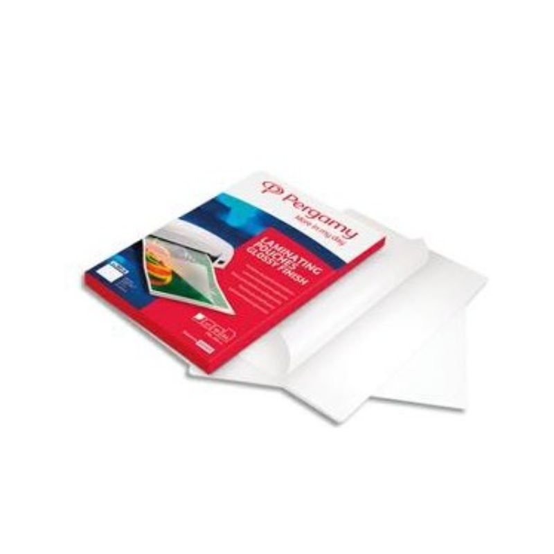 PERGAMY Boîte de 100 pochettes de plastification 2x75 microns A4 900136