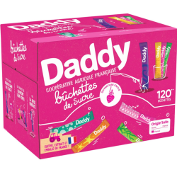 DADDY 120 Bûchettes de sucre en poudre