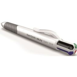 PAPERMATE Stylo bille rétractable 4 couleurs INKJOY QUATRO standard : Noir,Bleu,Rouge,vert