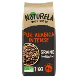NATURELA : Café en grains pur arabica bio