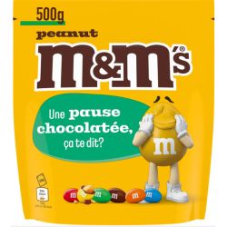 M&M's : Cacahuètes enrobées de chocolat 550g