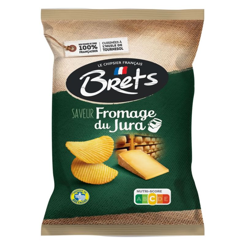 BRET'S Chips saveur fromage du Jura
