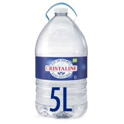 CRISTALINE Bombone plastique d'eau 5 litres minérale plate