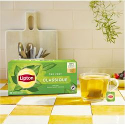 LIPTON: 30 sachets Thé vert