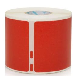 DYMO Rouleau de 220 étiquettes LabelWriter badges Noir/Rouge 101x54mm 2133399